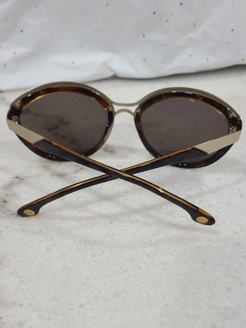 Bon Vivant PENELOPE/7238 Women's Brown Tortoiseshell Cat-eye Sunglasses.